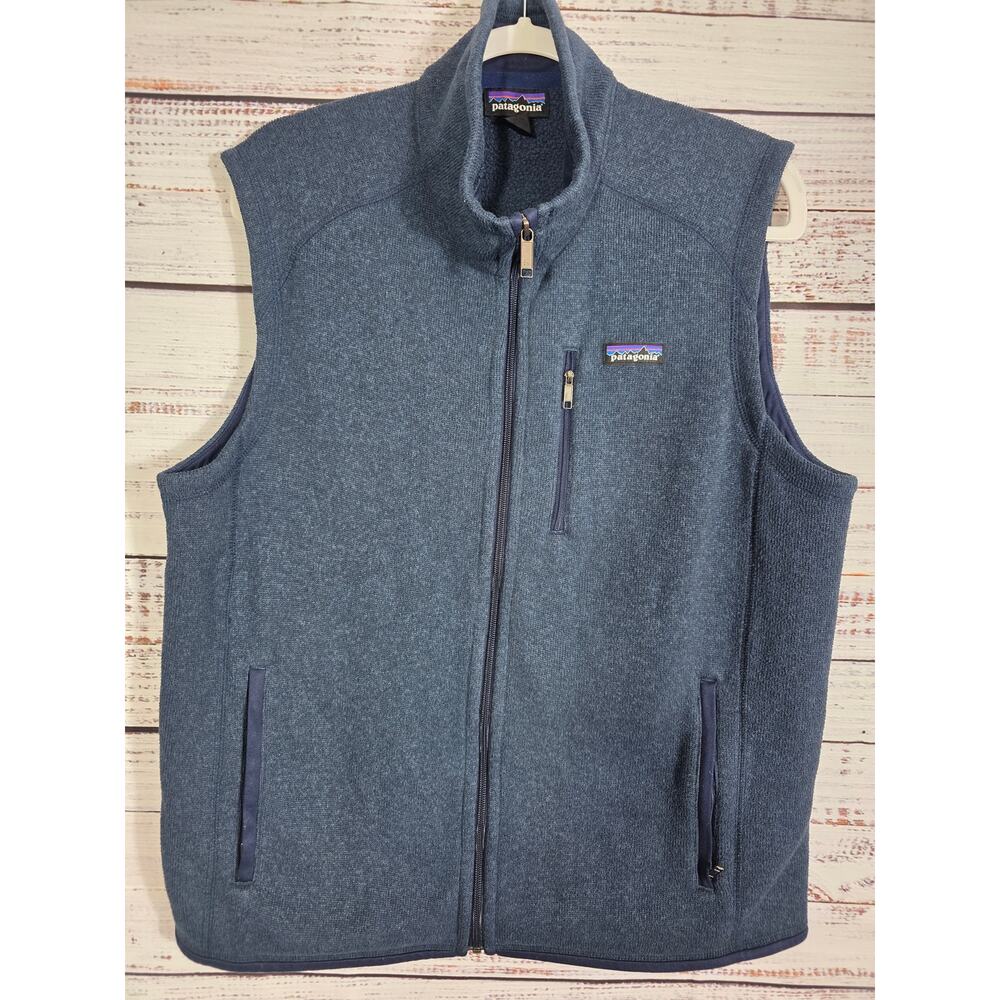 Patagonia Men's Better Sweater Vest Size Large In Blue